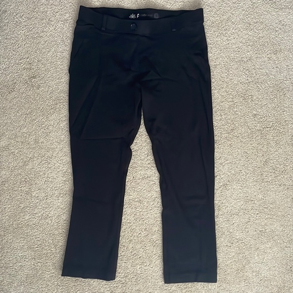 Betabrand Pants - Betabrand Dress Pant Yoga Pants Capri Copped Leggings Black Small